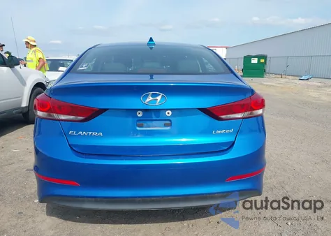 2017 Hyundai Elantra Limited z USA, uszkodzony, nr VIN 5NPD84LF8HH114893